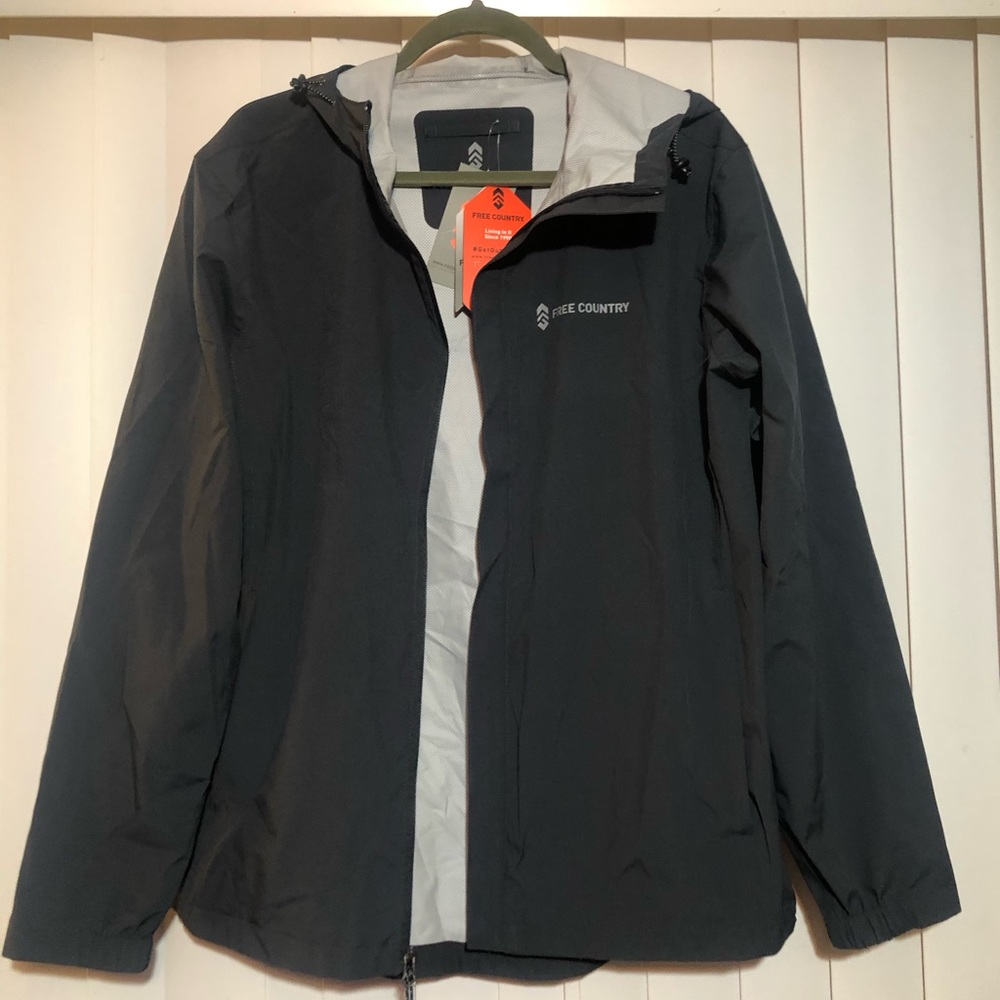 Charcoal Free Country lightweight waterproof jacket